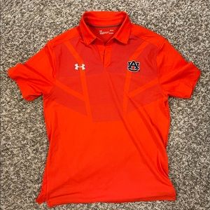 Auburn Under Armour Medium Orange Sideline Polo